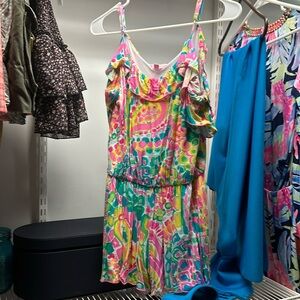 Lilly Pulitzer Multi-color floral romper